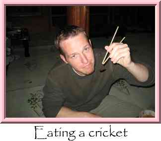 Eating a cricket Thumbnail